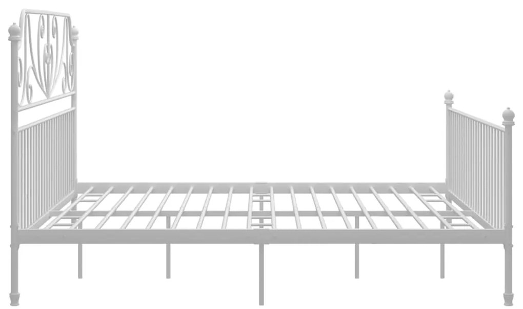 Estrutura de cama metal 180x200 cm branco