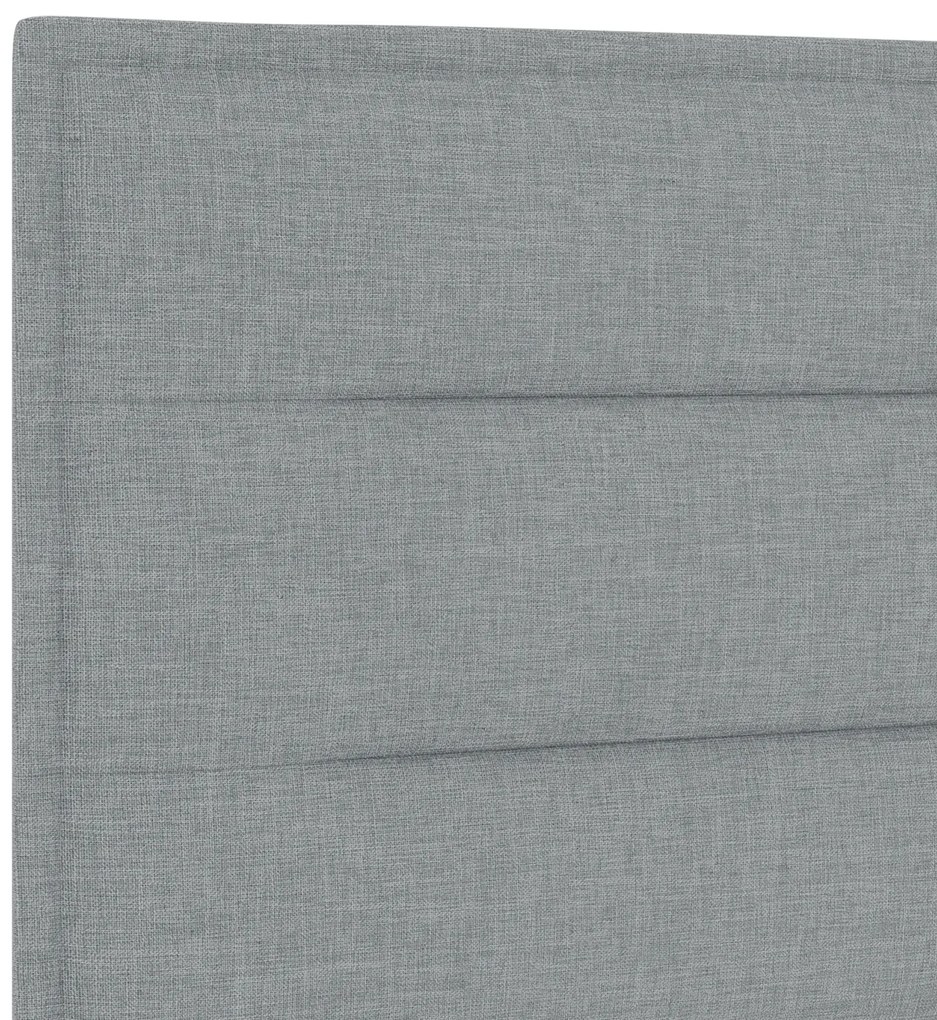 Cabeceira Design Linhas Cinza Claro 200 cm Tecido