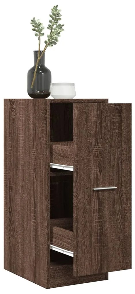 vidaXL Armário boticário 30x41x77,5cm deriv. madeira carvalho castanho