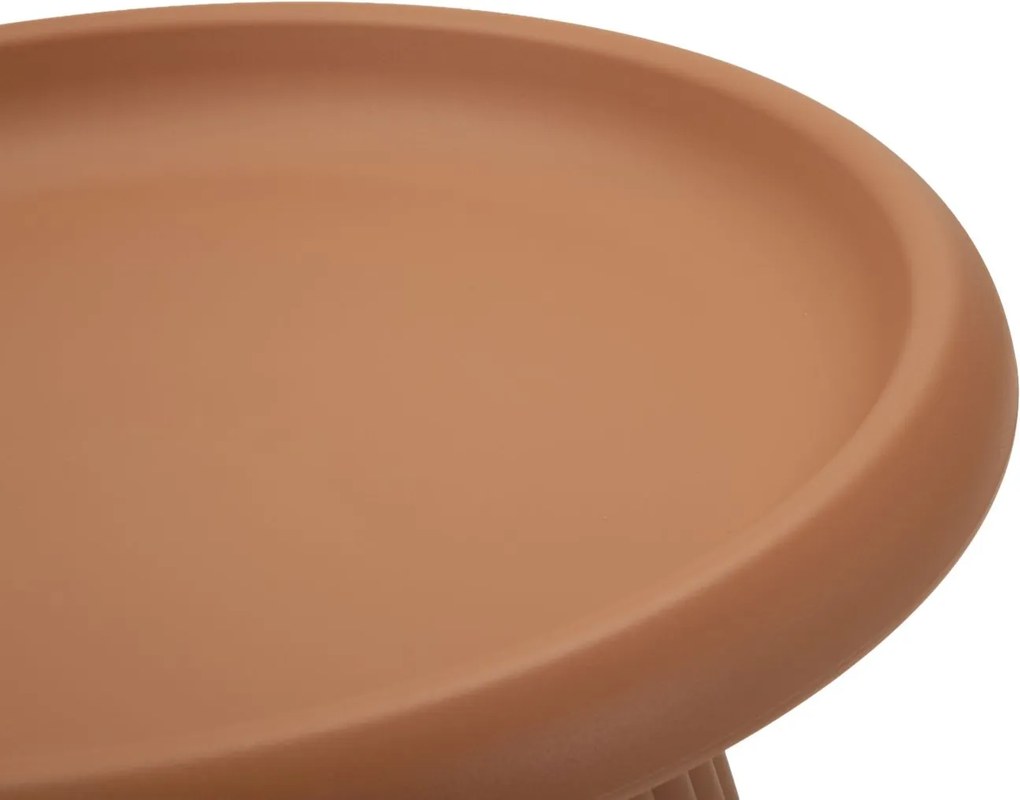 MESA DE APOIO GEAX Ø 50X45 CM VERMELHA