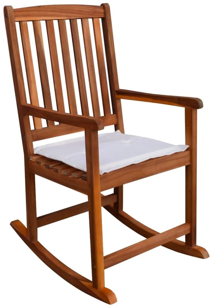 vidaXL Cadeira de baloiço para jardim madeira de acácia