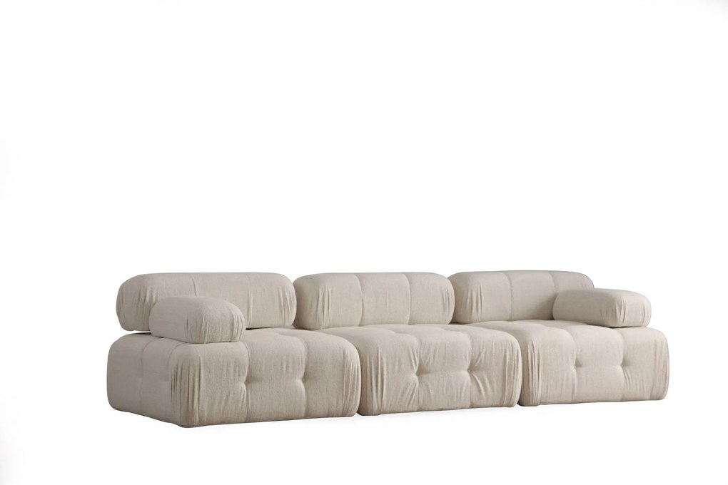 Sofá de 3 Lugares Doblo – Creme – 300cm x 100cm x 80cm