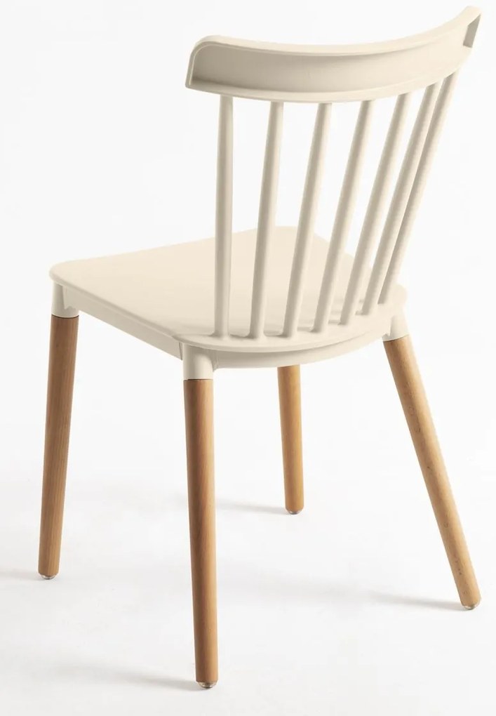 Pack 6 Cadeiras Leka - Beige