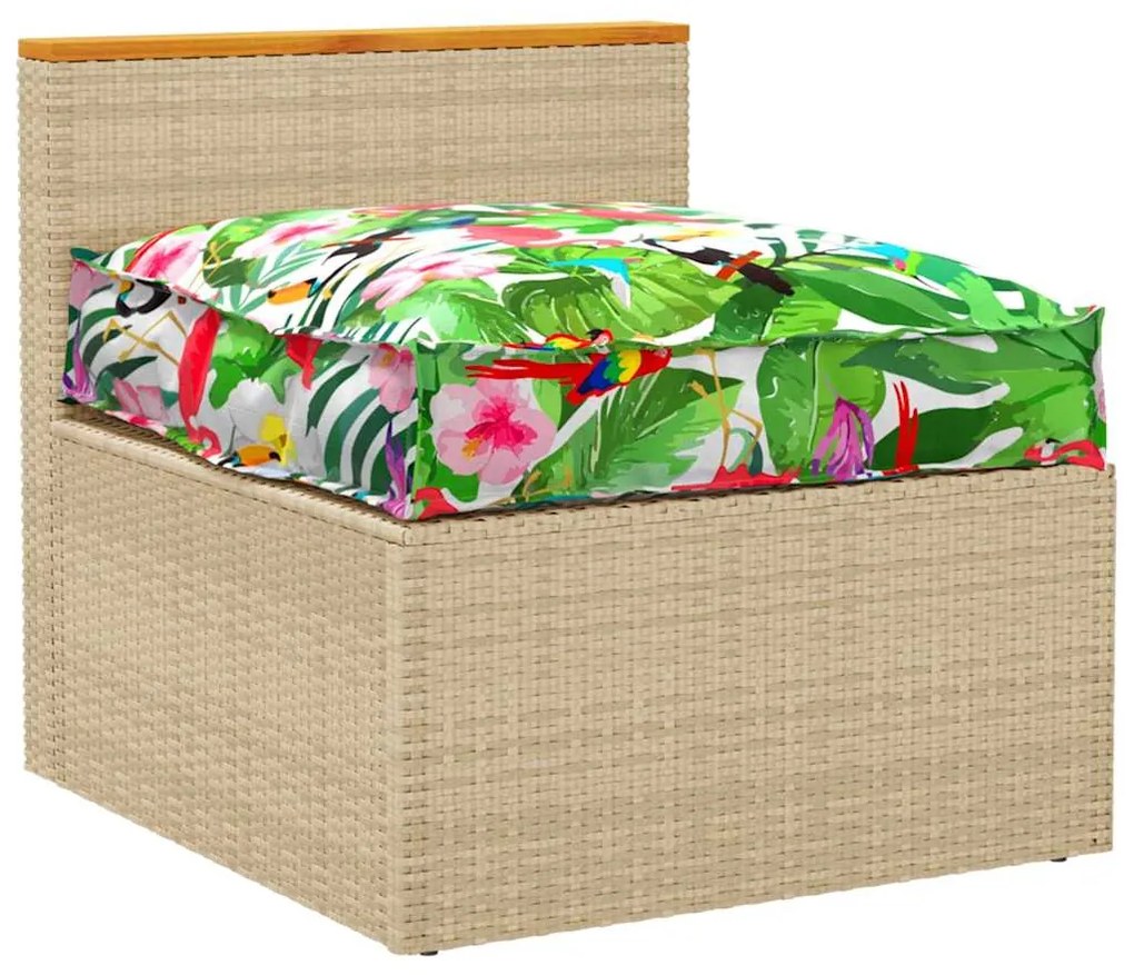 Almofada Para Palete - Assento Selva Tropical 70x70x12 cm - Tecido Oxf