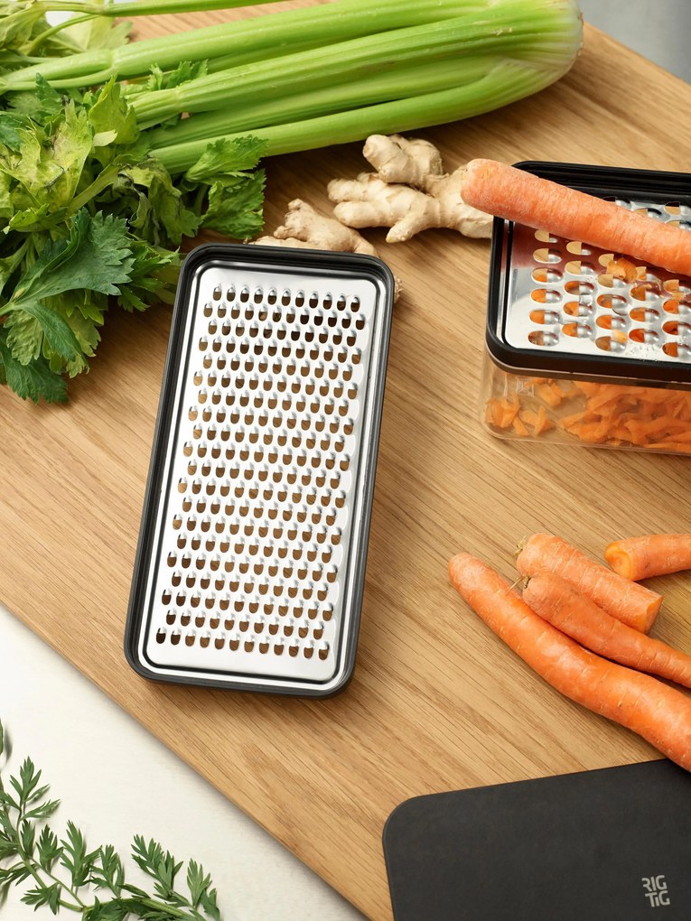 Ralador de cozinha com recipiente Grate It