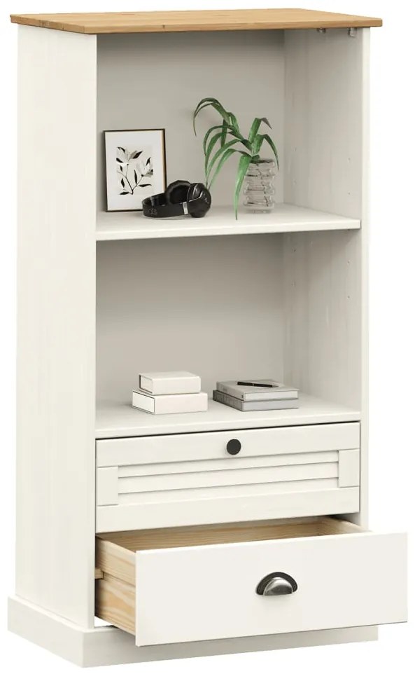 Estante VIGO 60x35x114,5 cm madeira de pinho maciça branco