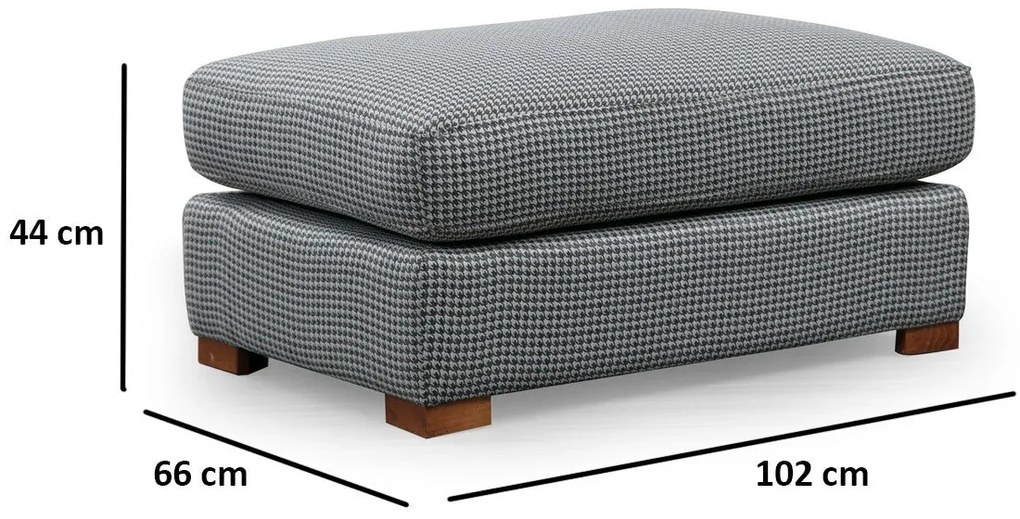 Sofá de Canto Loop - Cinza Claro - 246 cm x 266 cm