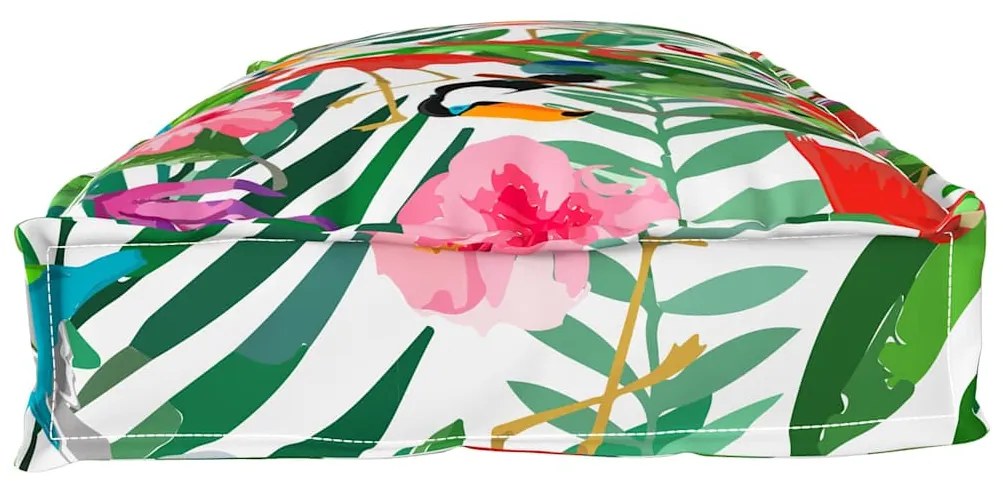 Almofada para palete Floresta Tropical 100x40x8 cm, Tecido Oxford