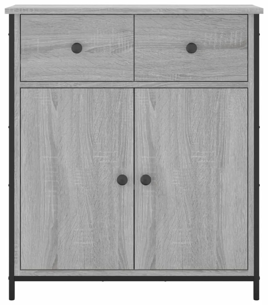 Aparador 70x30x80 cm derivados de madeira cinzento sonoma