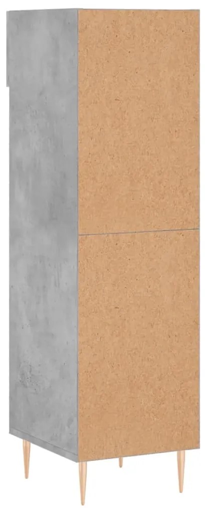 Sapateira 30x35x105 cm derivados de madeira cinzento cimento