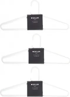 Pack De 6 Cabides Em Aço Alham Branco - Sklum
