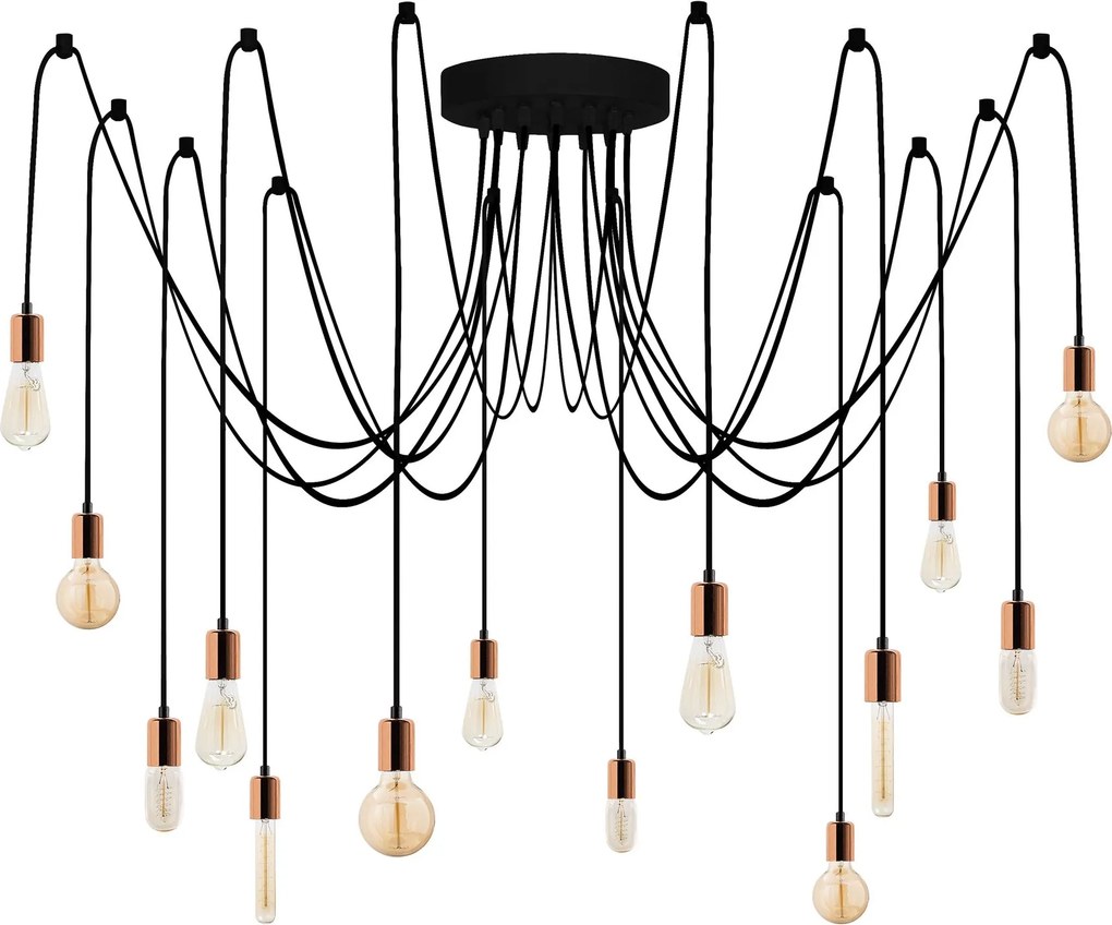 Candeeiro de Teto Kabluni – Cobre – 216 x 216 cm