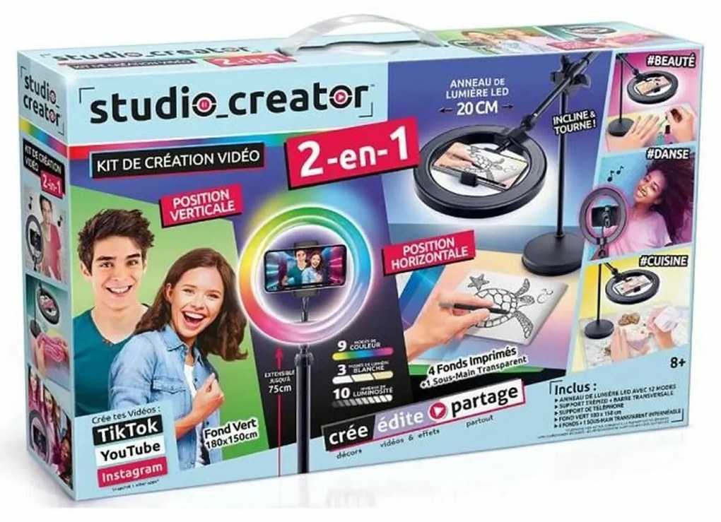 Conjunto de Desenho Canal Toys 2 in1 Video Studio (fr)