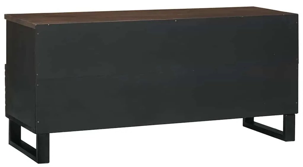 Armário de TV 100x33.5x46 cm em madeira sólida e engenheirada