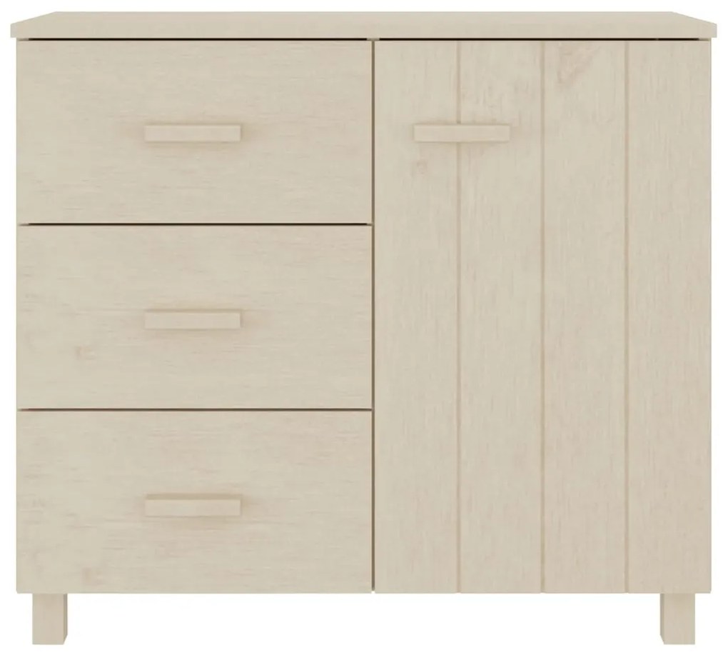 Aparador HAMAR 90x40x80 cm pinho maciço castanho-mel