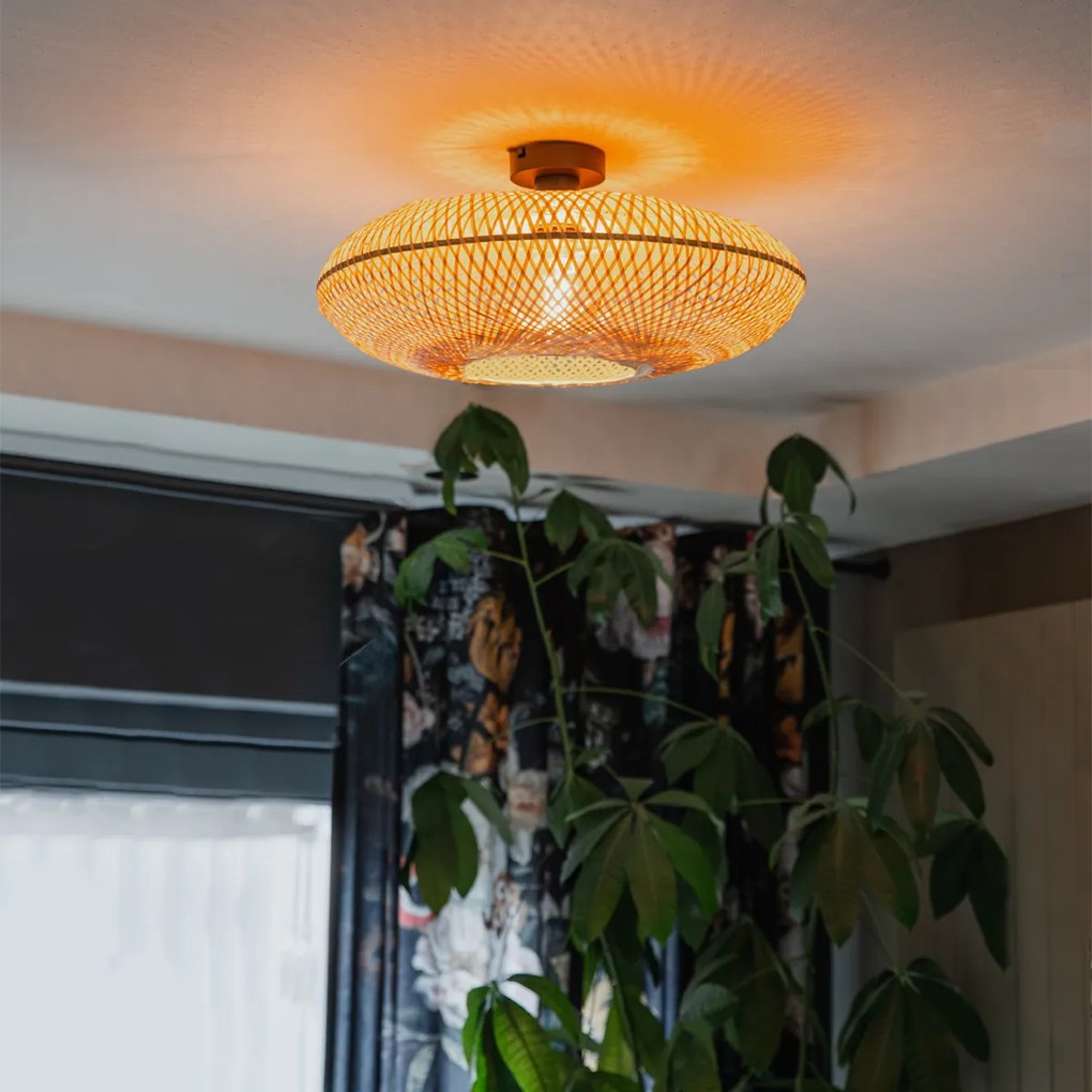 Plafond Inteligente Bambu 50 cm Incl. Wifi G95 - Ostrava