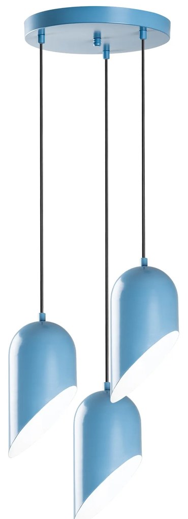 Chandelier Kesik – Azul Claro – Diâmetro 40 cm