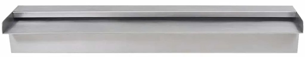 Fonte para piscina retangular 60 cm aço inoxidável