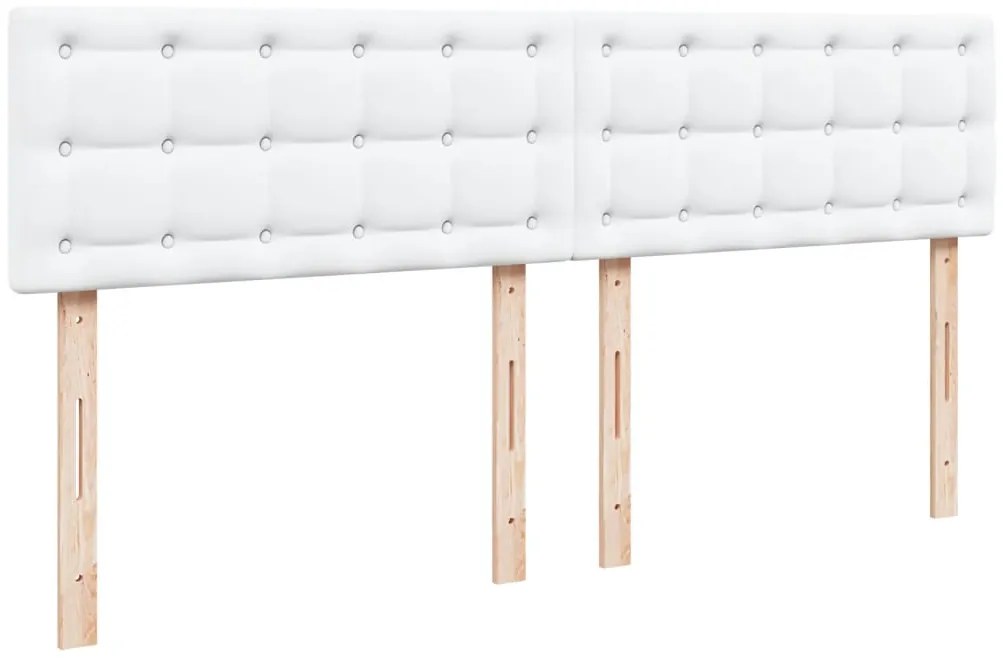 Cama com Molas/Colchão e Luzes Led - 180x200 cm - Couro Artificial Bra