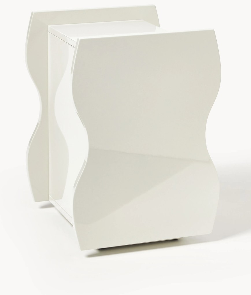 Mesa de cabeceira de alto brilho Emina