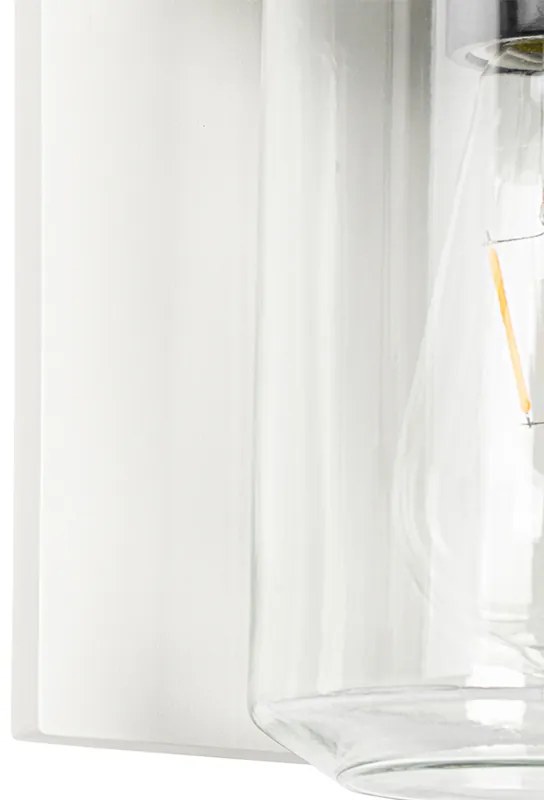 Candeeiro de parede moderno branco IP54 - Marshall Moderno