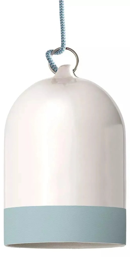 Campana Mini XS abajur em cerâmica bicolor, coleção Materia