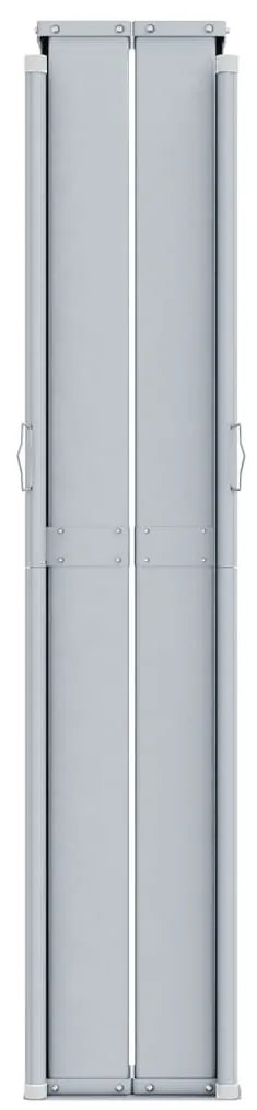 Toldo lateral retrátil 160x1200 cm vermelho