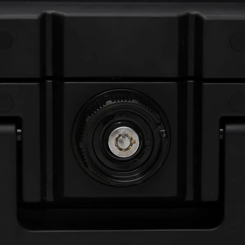 Cofre 38x32,5x16,5 cm preto