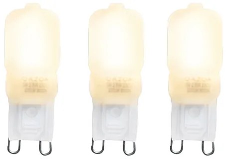 Conjunto de 3 Lâmpadas LED G9 CUTE PC 2W 200lm 2700K
