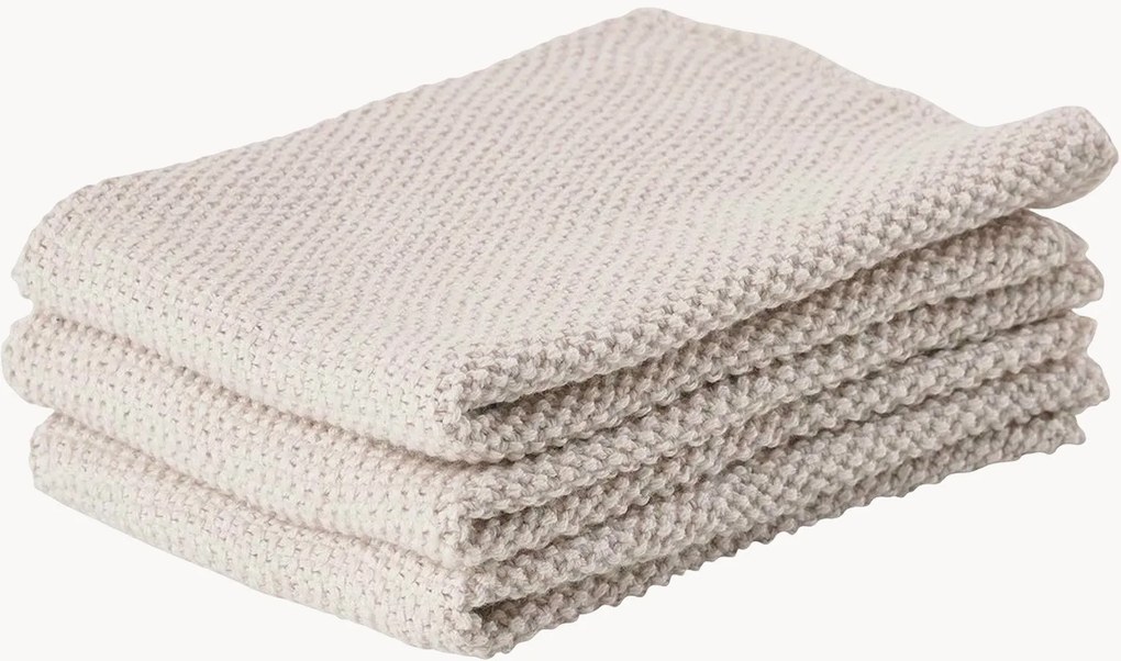 Panos de cozinha Nordic Warm Grey, conjunto de 3