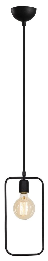Candeeiro de Teto Geonni – Preto – 15 x 6 cm