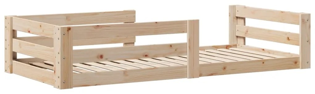 Cama sem colchão 75x190 cm madeira de pinho maciça
