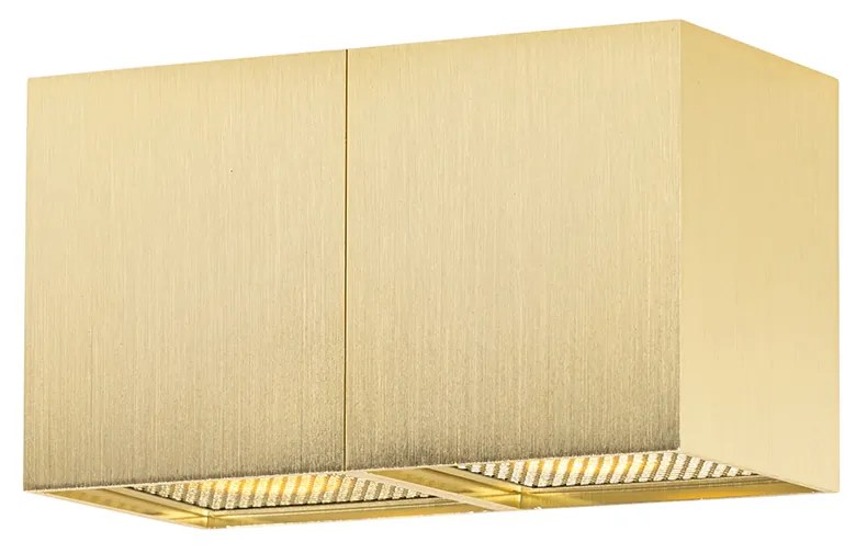Candeeiro de teto design dourado 2 luzes - Qubo Honey Design