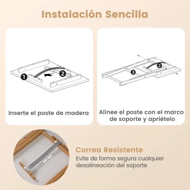 Conjunto de 2 mesas apoio dobráveis de bambu 48 x 35 x 64 cm, refeições e sofá; portátil; ideal para espaços pequenos quarto e sala de estar branco