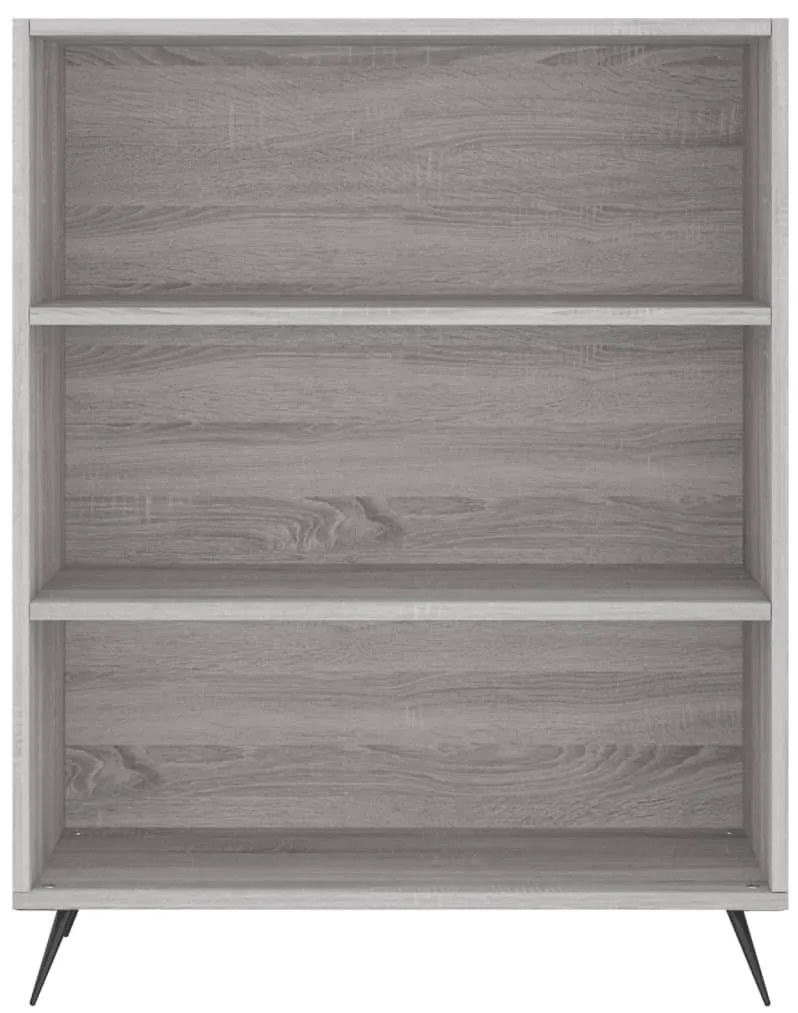 Estante 69,5x32,5x90 cm derivados de madeira cinzento sonoma