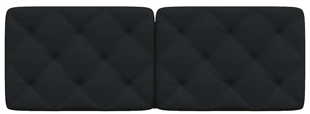 Almofadão de cabeceira 120 cm tecido preto