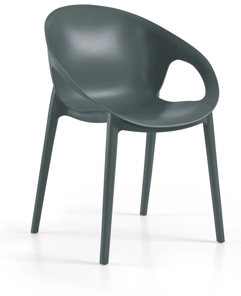 Cadeira Cosy Antracite Mr – conjunto com 4 unidades