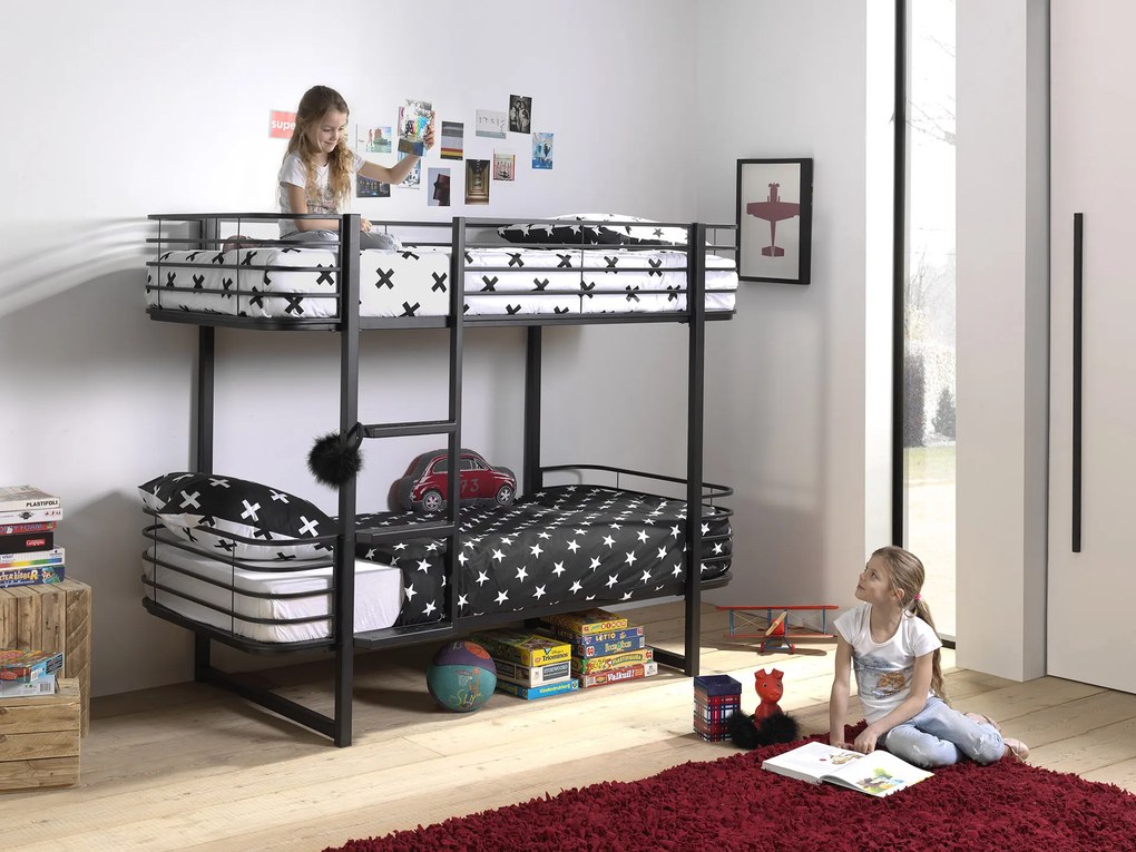 Beliche Infantil Metal OSCAR 90x200 Preto