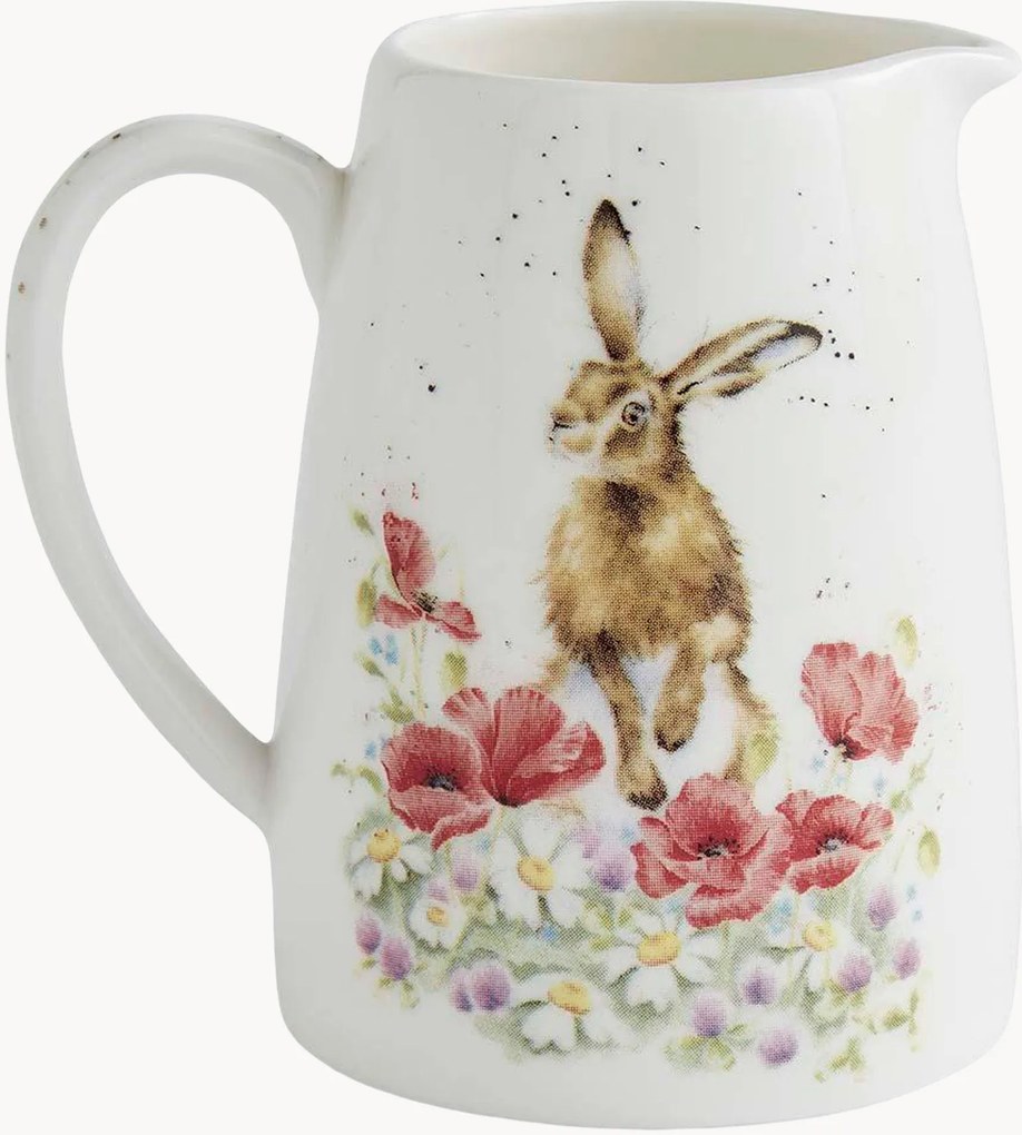 Jarro em porcelana Fine Bone China Posy Hare, 125 ml