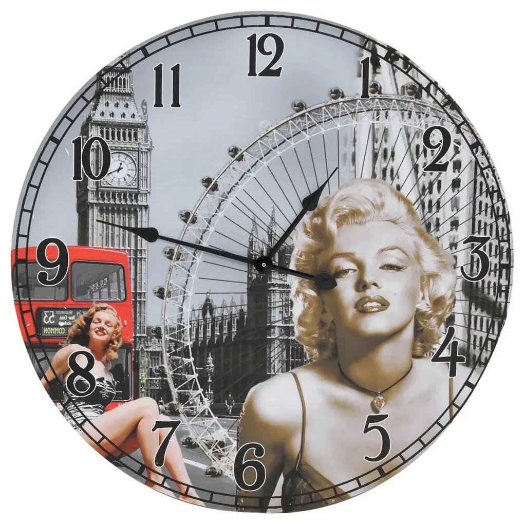 Relógios VidaXL  relógio de parede 60 cm