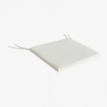 Almofada Para Banco Alto Em Poliéster Elton Gardénia Branco - Sklum