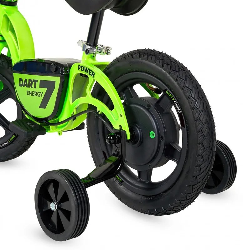 Bicicleta eléctrica Infantil 20V 4AH DART 7 - 4 a 7 anos Verde