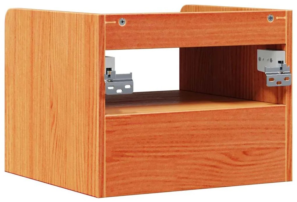Mesa-de-cabeceira com gaveta Castanho-mel 38 x 36 x 29,5 cm