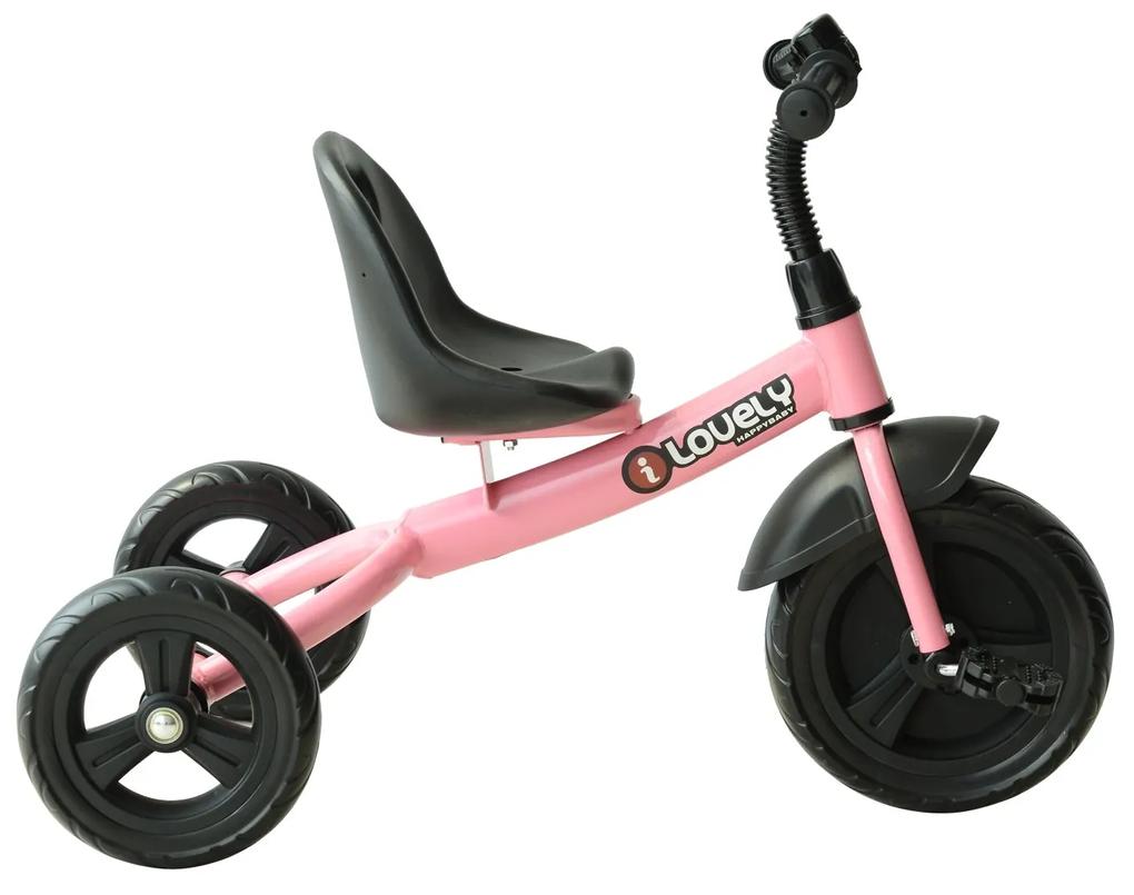 Triciclo Rosa com Campaínha