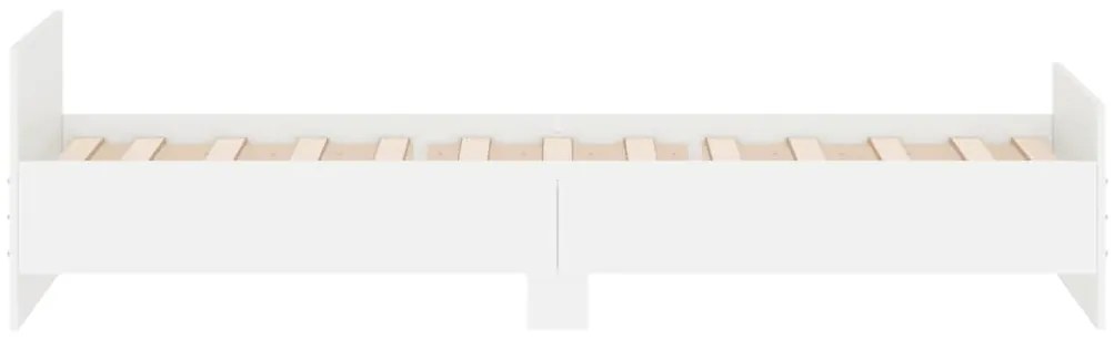 Estrutura de Cama Moon - 90x190 cm - Branco - Design Moderno