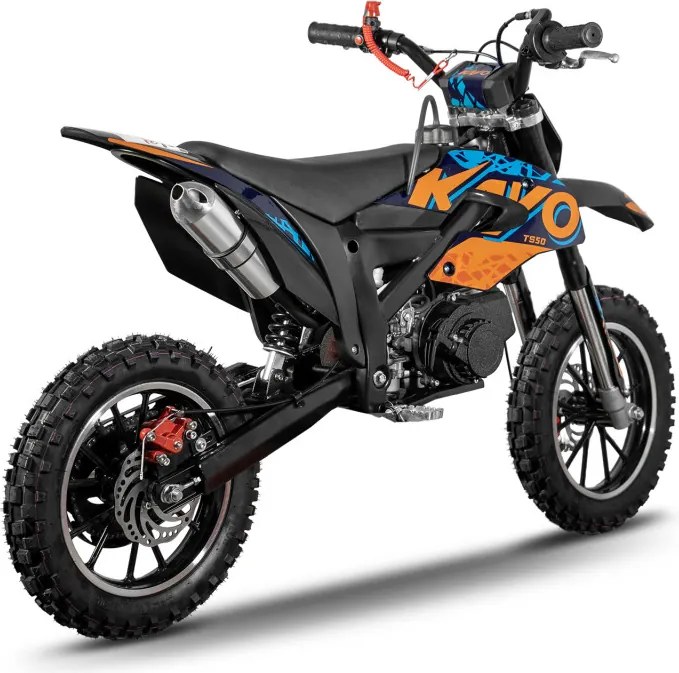 Mini motocross Gasolina infantil 50cc Kayo TS50 Laranja