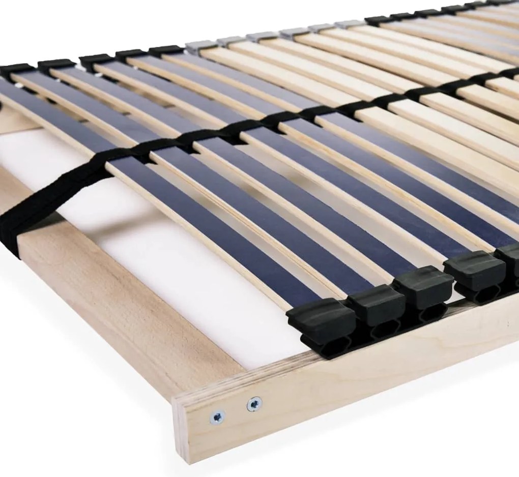Estrados de ripas 2 pcs com 42 ripas 7 zonas 70x200 cm