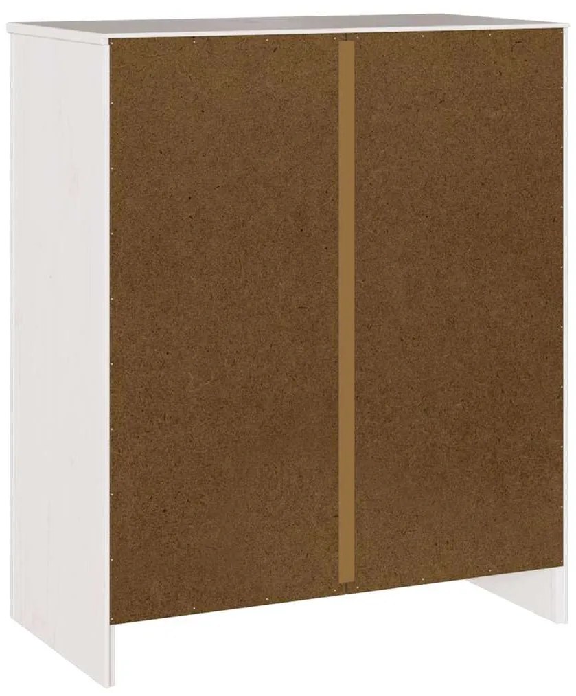 Cômoda vidaXL "DRAMMEN" Branca 76,5x40x91 cm Madeira Sólida de Pinho