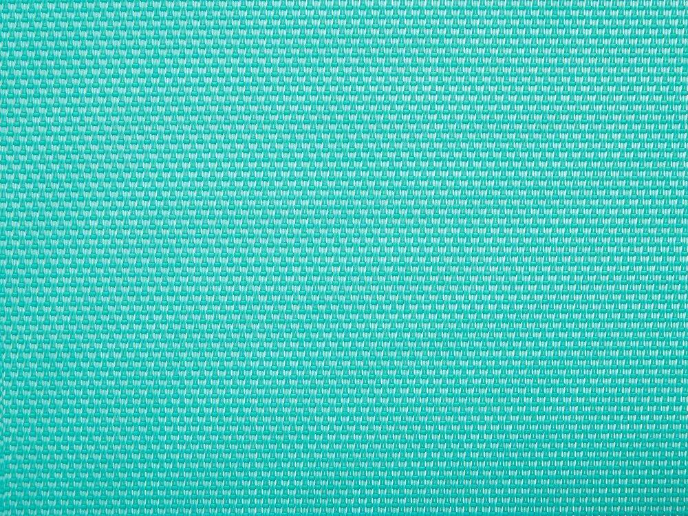 Espreguiçadeira reclinável verde turquesa PORTOFINO Beliani