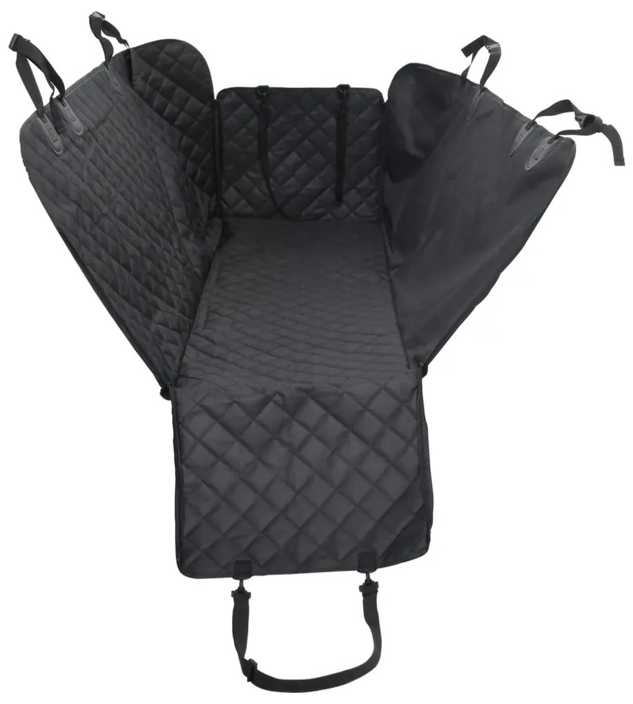Cobertura de assento de carro para cão 137x46x50 cm preto